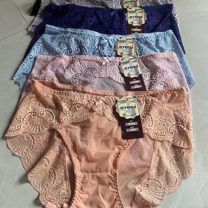 celana dalam brokat wanita // cd full brokat XXL