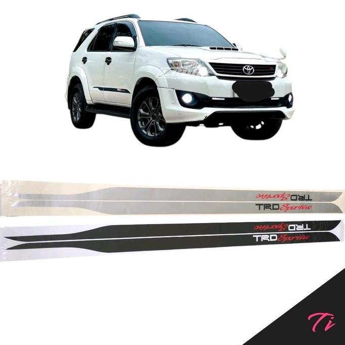 Stiker Trd Sportivo Fortuner Lama  / Sticker Fortuner Trd 2003-2015 / TRD Sportivo Fortuner