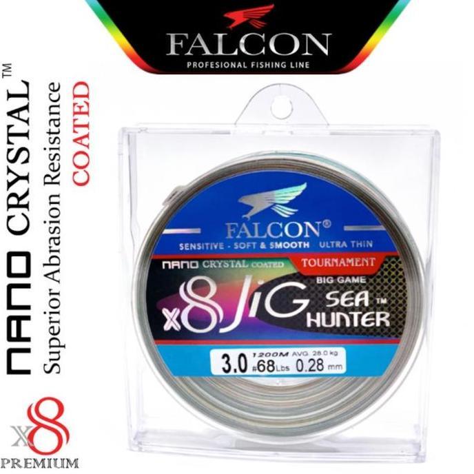 BENANG PE 3 FALCON SEA HUNTER X8 JIG NANO CRYSTAL COATED