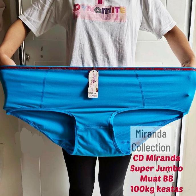 Celana Dalam MIRANDA SUPER JUMBO BB Diatas 95kg / CD Wanita Super Jumbo Bahan KATUN SPANDEK CVC - Mi