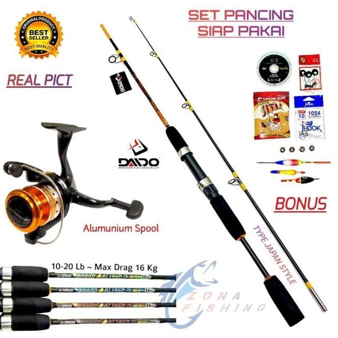 PAKET KOMPLIT Set JORAN REEL DAIDO Pancing Original Japan Style