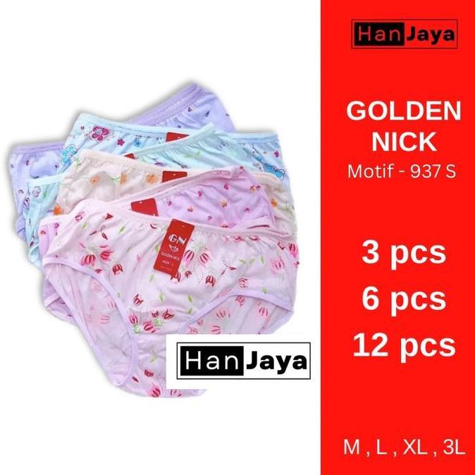 GROSIR 12 PCS CD GOLDEN NICK Motif Bunga Warna Soft Grosir Lusinan