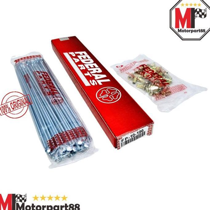 Diskon JARI JARI VELG JERUJI SPOKE SET FP-10-196 DEPAN GLPRO NEOTECH GL MAX GL PRO GL100  FEDERAL OR