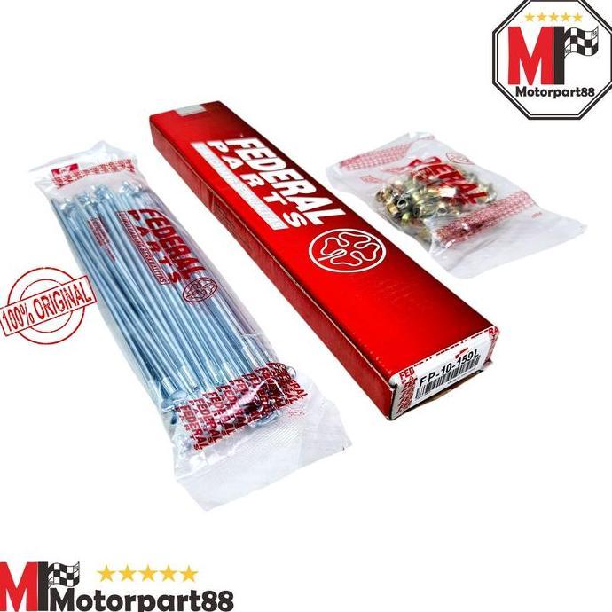 Murah JARI JARI VELG JERUJI SPOKE SET FP-10-159L BELAKANG SUPRA X 125 KARISMA SUPRA FIT SUPRA X  FED