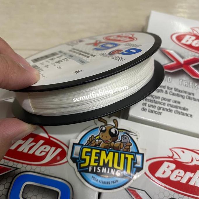 PE BERKLEY X9 BRAID TRESSE - CRYSTAL