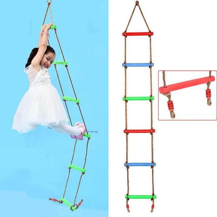 Mainan Panjat Tangga Anak Ayunan Tali Climbing Ladder Playground 2M