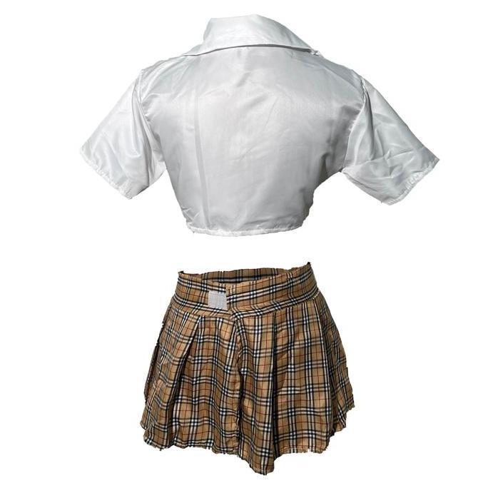 [ RedPink ] Stelan Cosplay Seragam Student Murid School Sekolahan Lingerie Premium Fit Atasan Shirt 