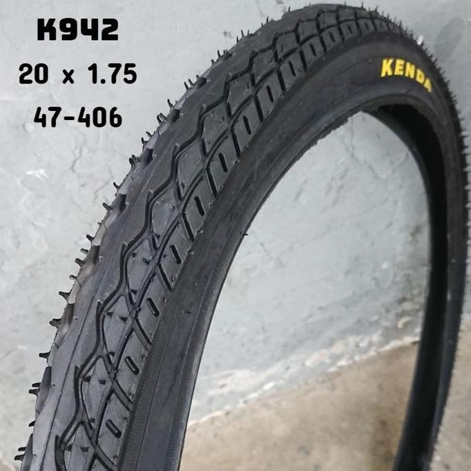 Cycle- Ban Luar Kenda 20 X 1.75 K942 Etrto 47-406 Sepeda Lipat Bmx