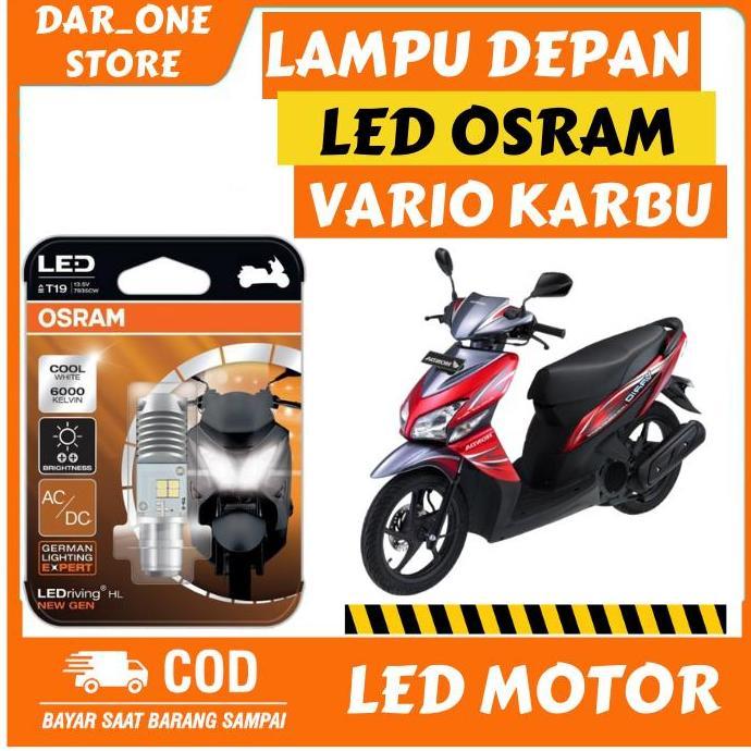 Lampu Depan LED Motor Honda Vario 110 Karbu Original Osram