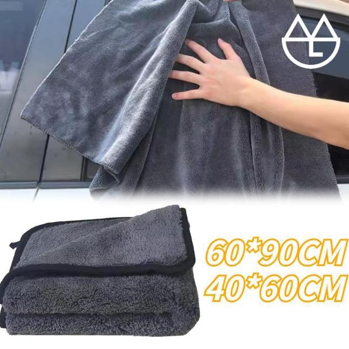 Murah 40X60/60X90Cm Kain Lap Pengering Cuci Mobil / Kain Cuci Mobil Microfiber Kain Lap Mobil