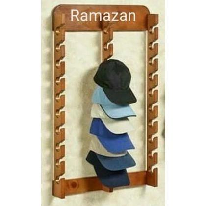 Rak Gantungan Topi Rak Display Topi/Rak Gantungan Peci