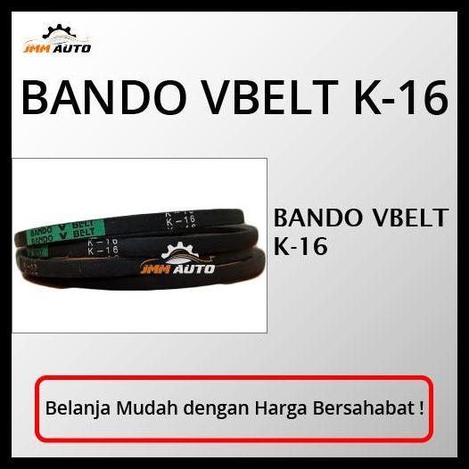 BEST DEAL VAN BELT / FAN BELT BANDO GREEN SEAL K 16 / K16 / K-16 VBELT BANDO