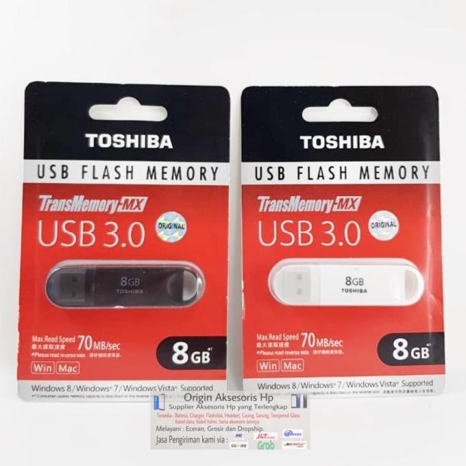 DS332 - ORIGINAL Flashdisk Toshiba 8GB 8 GB USB Original Flashdrive