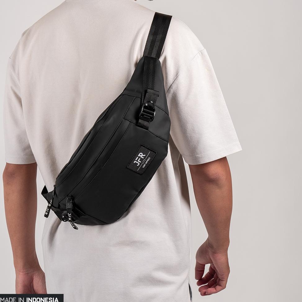 BESTPROMO JFR Lark Waist Bag - Tas Selempang Bahan Polyester JT43
