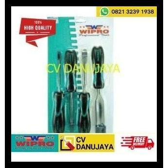 BEST DEAL PAHAT KAYU HANDLE FIBER CRV MODEL U SET 4 PCS SIZE 6MM - 24MM WIPRO 