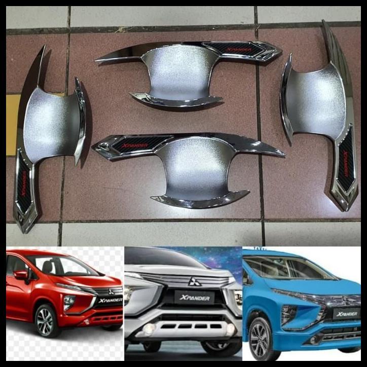 TERMURAH OUTER MANGKOK PINTU HANDLE MITSUBISHI XPANDER ULTIMATE EXCEED SPORT CROSS CROME CHROME 