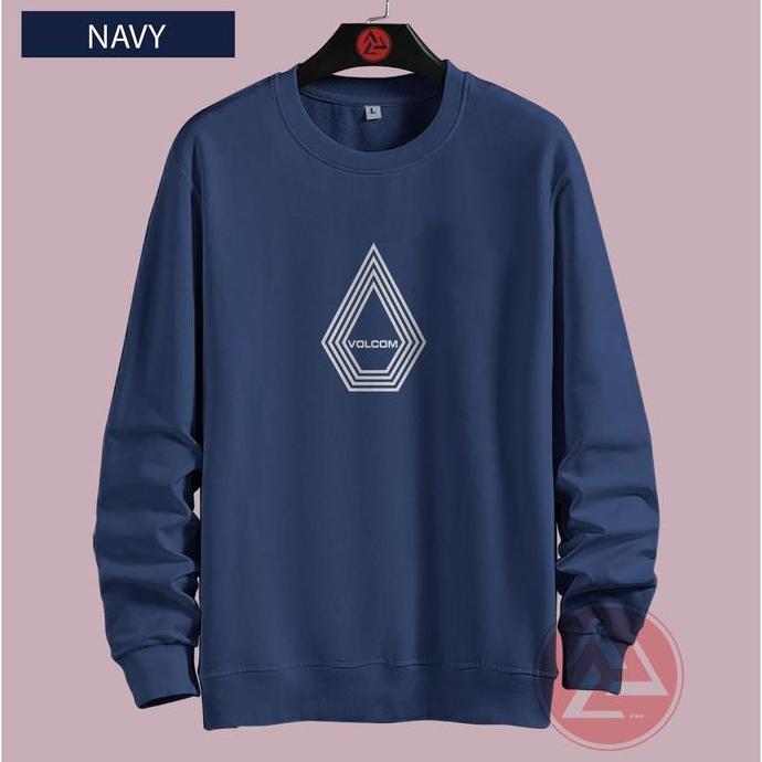 TERBARU  Sweater Crewneck Jumbo Distro Volcom Bigsize S-6XL Pria Wanita TERBARU 
