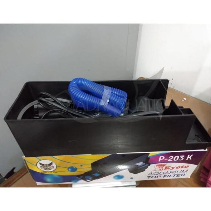 KYOTO P-203K AQUARIUM TOP FILTER POMPA AIR CELUP FILTER AQUARIUM