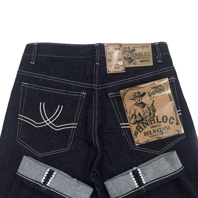 DENIM SELVEDGE ANALOG /SELVEDGE DENIM ACCENT 15 OZ/ DENIM SELVEDGE/DENIM/CELANA DENIM PRIA DENIM ANA