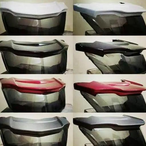 Allthebest- Ducktail Nmax Old Sirip Lampu Stop Nmax Old Cover Topi Lampu Stop Nmax