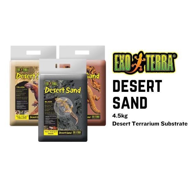 HARGA DISC - Exoterra Desert Sand 4.5kg - Alas Reptil Bearded Dragon Kadal Gecko Pasir Gurun Padang 