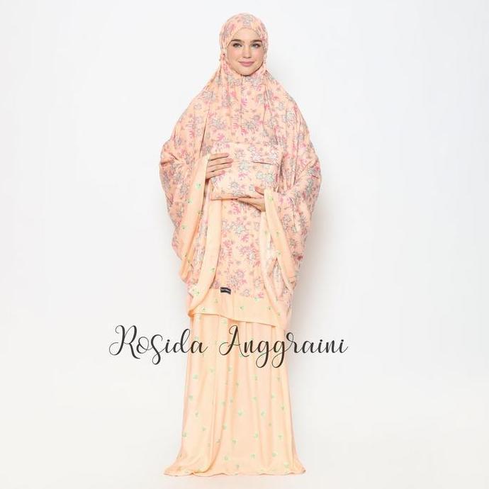 MUKENA BUNGA CENGKEH PEACH