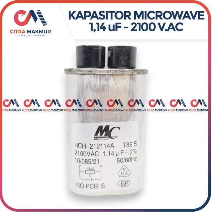 Kapasitor Microwave Oven 1,14 uf mf 2100 V Volt Micro Wave Cosmos MC RESTOCK
