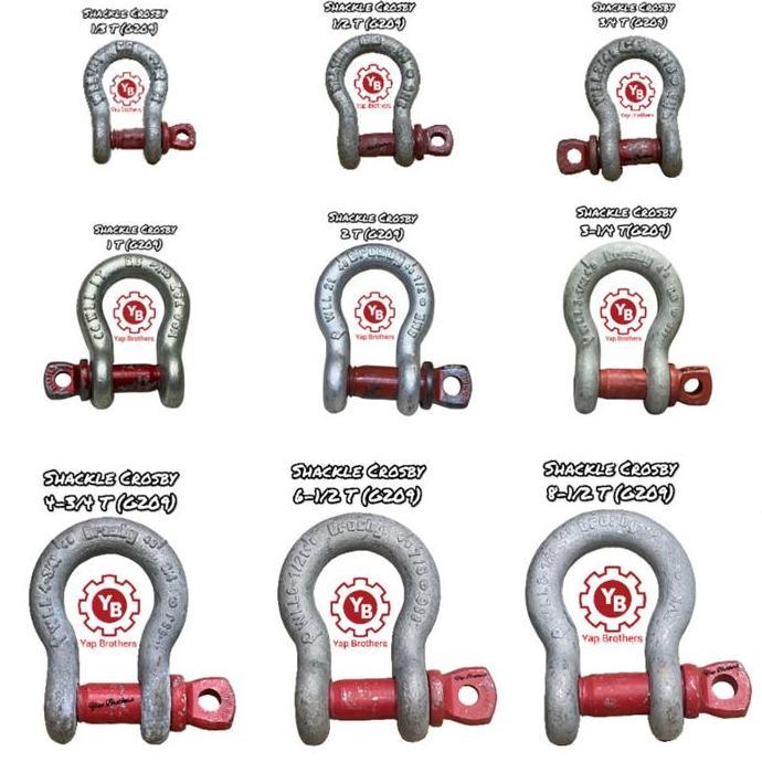 SHACKLE CROSBY G209 2T