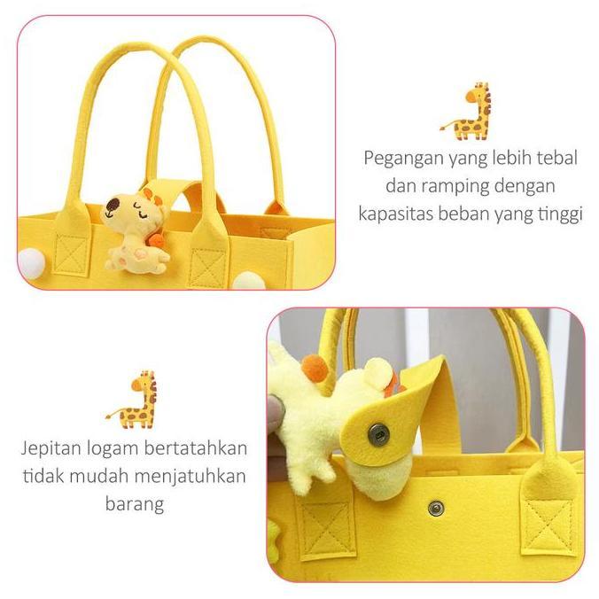 Updown- Bambino Joyi Bag Tas Wanita Lucu / Tote Bag Tas Jinjing Wanita / Tas Anak Perempuan Luch Box