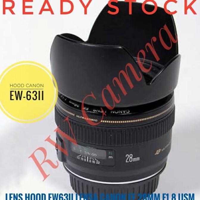 Lens Hood Ew63Ii Lensa Canon Ef 28Mm 28 Mm F1.8 Usm Ew-63Ii 28-105Mm Best Seller