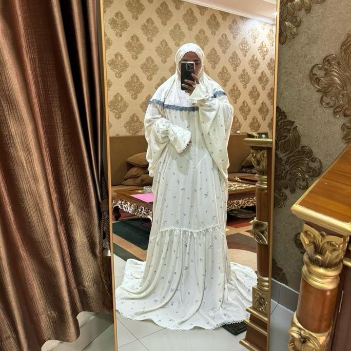 Mukena terusan Rayon twill