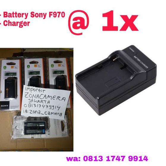 Battery Np F970 / Baterai Np F-970 + Charger