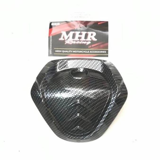 Aksesoris Sepeda Motor Cover Stang Nmax New 2020-2021-2022 Karbon Cover Segi Tiga Stang Nmax New 202