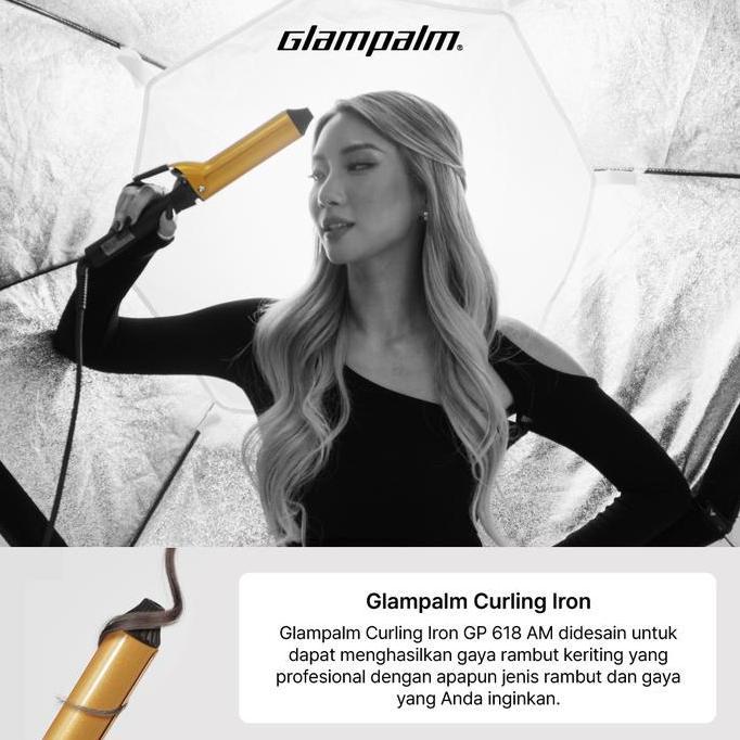 Studix- Glampalm Catokan Pengeriting Rambut / Curling Iron Gp618Am