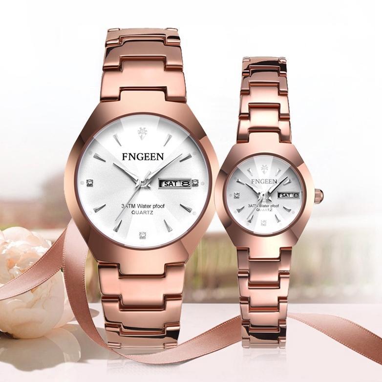 BIG PROMO FNGEEN 5808 Jam Tangan Couple Anti Air  Fashion Santai Original Jam Tangan Pria Jam Tangan