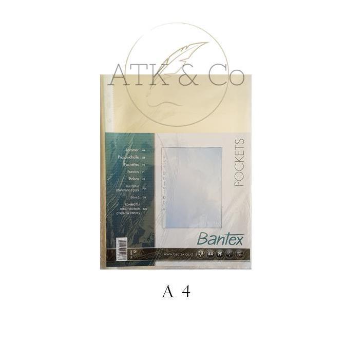 Bukubuku- Sheet Protector A4 Bantex - Plastik Pp Pocket A4 Bantex