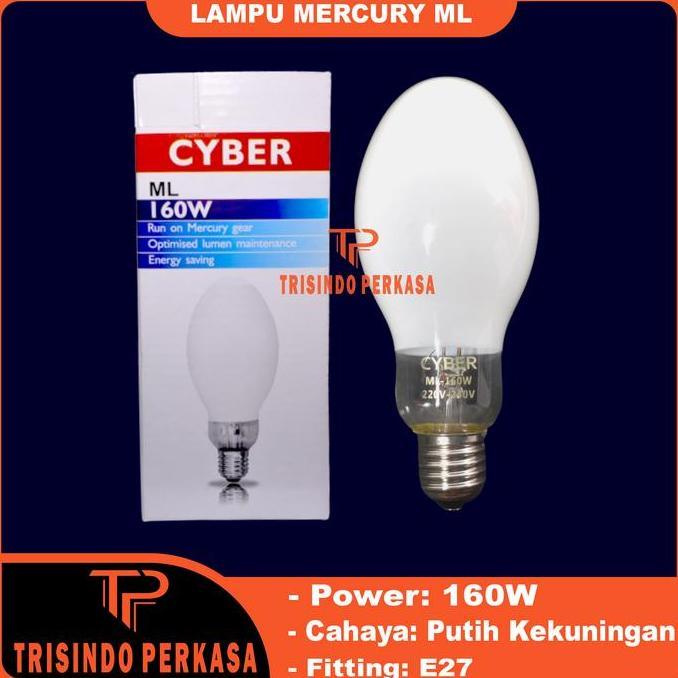 Lightfast- Lampu Mercury Ml 160W 160 Watt E27 Bola Lampu Jalan
