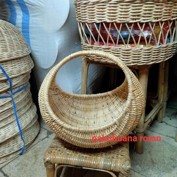 Keranjang buah oval unik LS