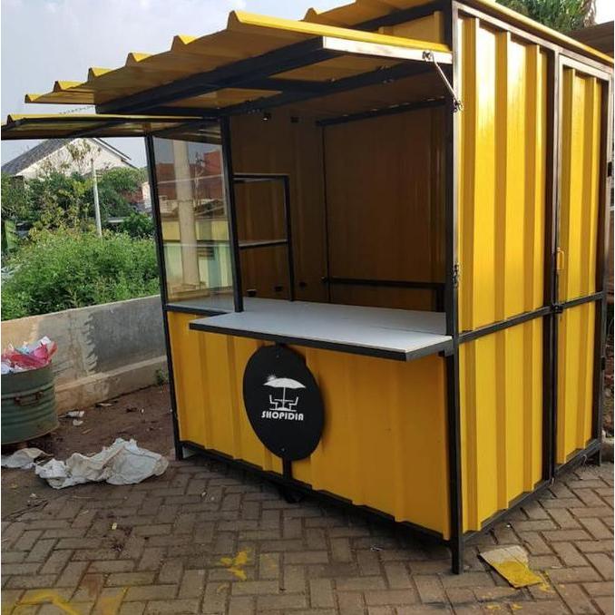 Terlaris Booth Kontainer / Gerobak Kontainer / Gerobak Costum Cafe Resto