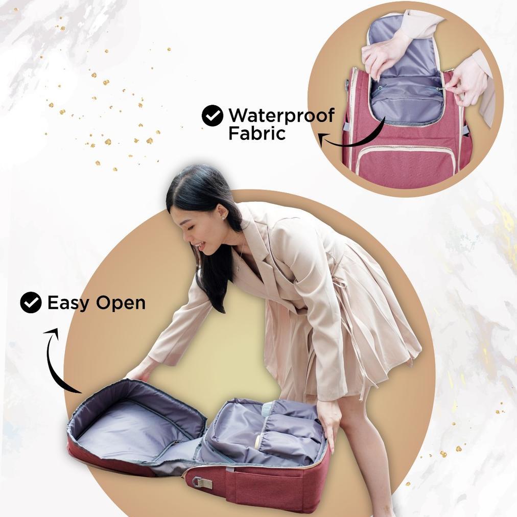 Diaper Bag / Tas Bayi Multifungsi / Tas Perlengkapan Bayi Waterproof Kiddie Splash