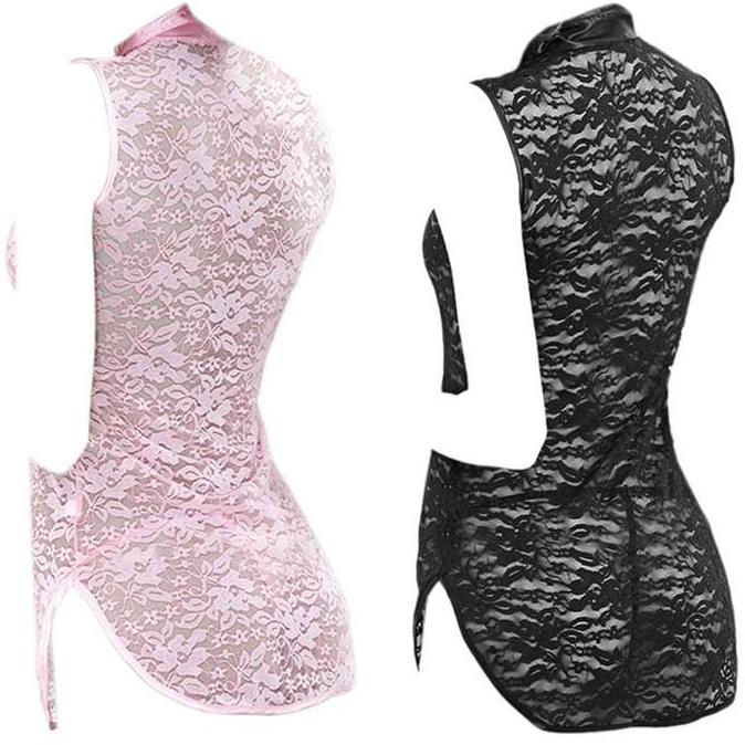 Grosir L1218 Lingerie Sexy Baju Dinas Malam Wanita Seksi Costume Cheongsam Shanghai Tradisional Chin