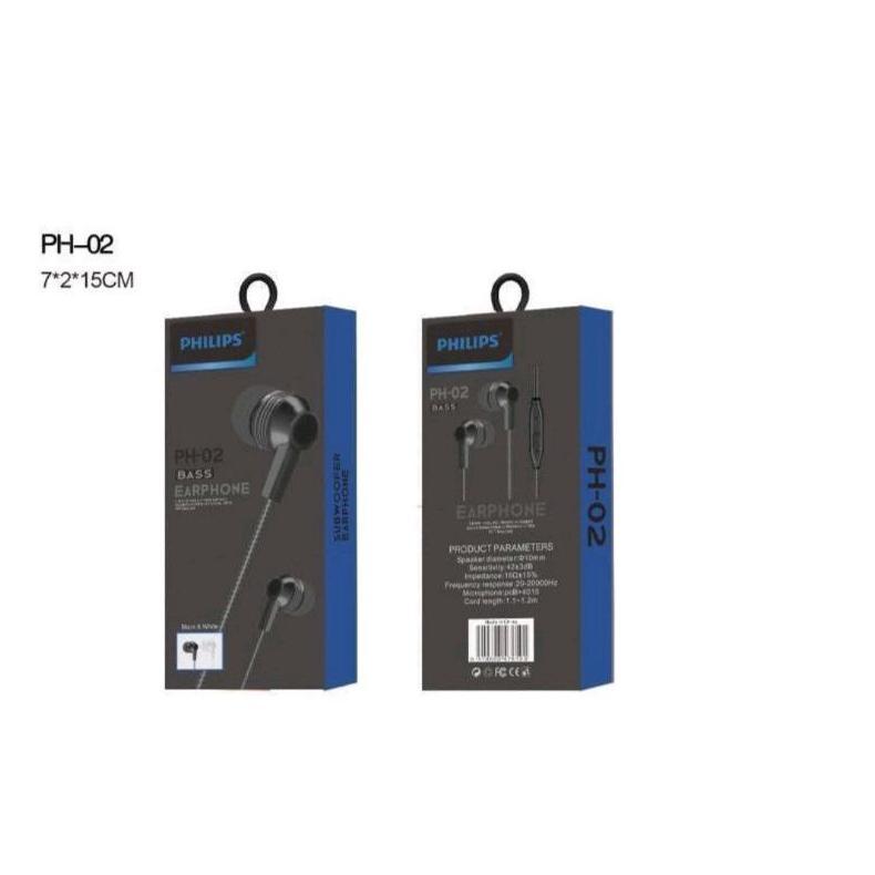 DY Handsfree Headset Philips J-778 PH-200 PH268 AT-036 + Mic Earphone Philips PH02 Universal