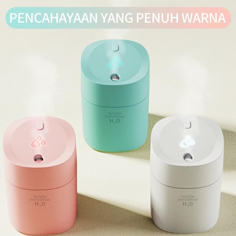 K5 Mini Humidifier, Portable, Untuk Mobil, Rumah, Kantor, Meja, Aromaterapi