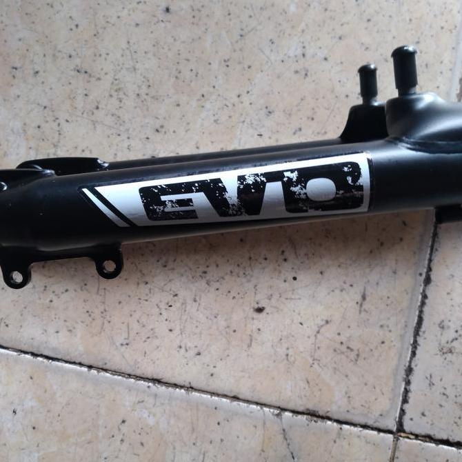 fork shockbreaker depan sepeda 26 mtb EVO T100 mm standar 22.2 ulir