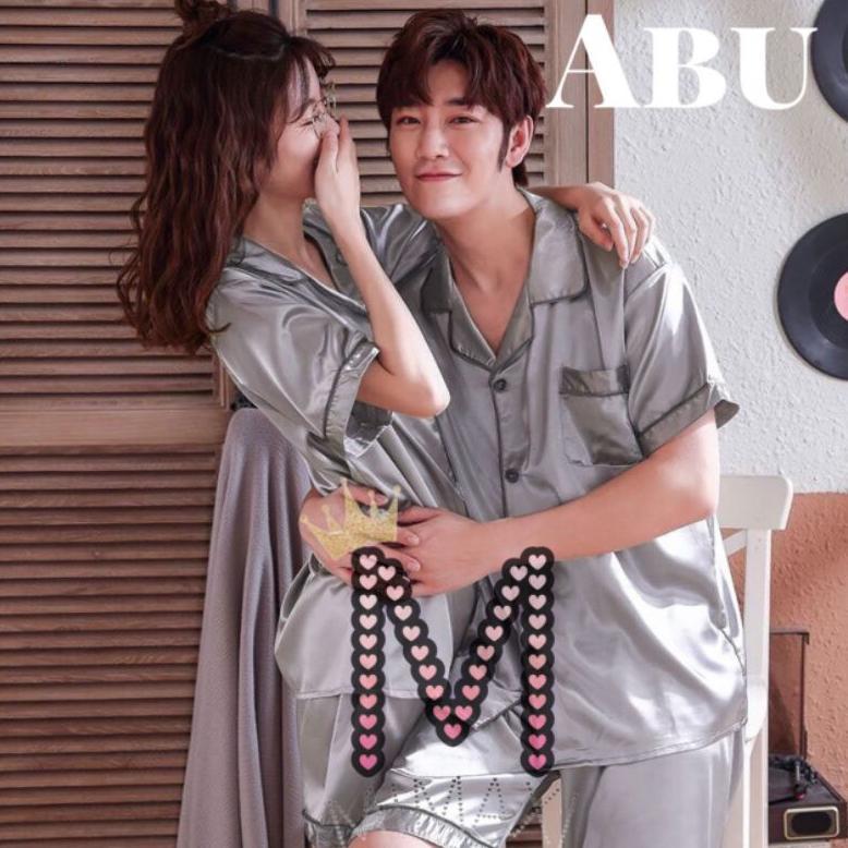 NEW STELAN PIYAMA COUPLE CELANA PENDEK / PASANGAN SUAMI ISTRI