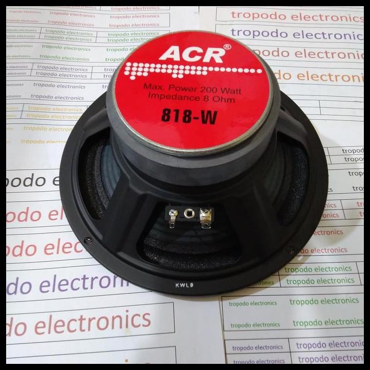 HOT DEAL SPEAKER ACR 8 INCH 200 WATT IMPEDANSI 8 OHM WOOFER MEMBRAN KAIN 