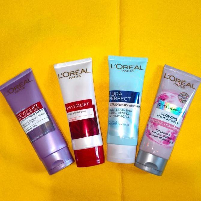 loreal paris facial foam 100ml l'oreal facial wash sabun cuci muka