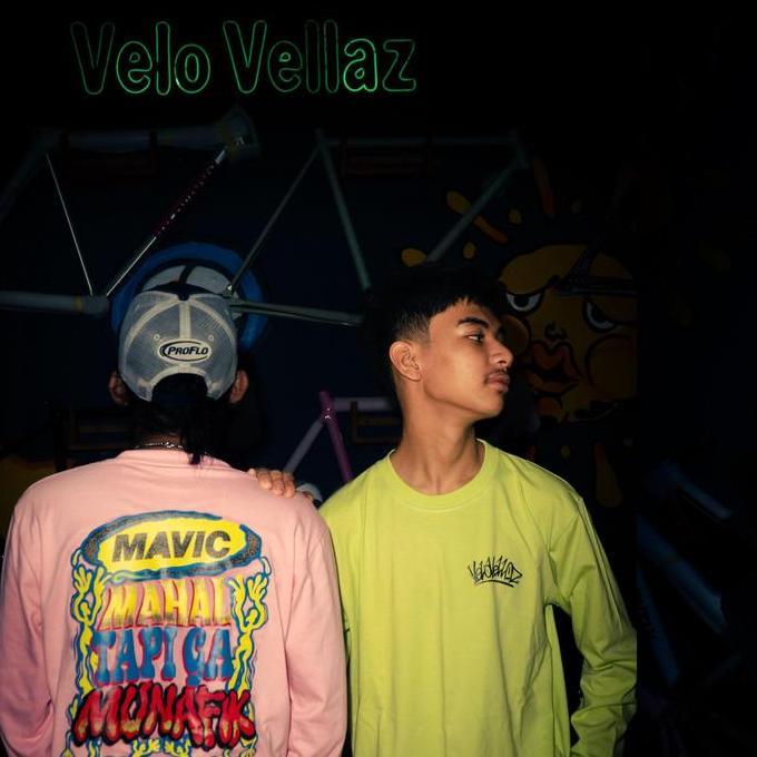Kaos lengan panjang sepeda velovellaz  heavy weight X DEBAYYK terbaru
