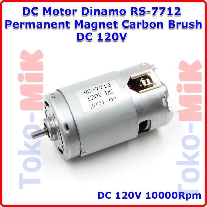 DIY DC Motor Dinamo RS-7712 DC 120V Kecepatan Tinggi Torsi Besar