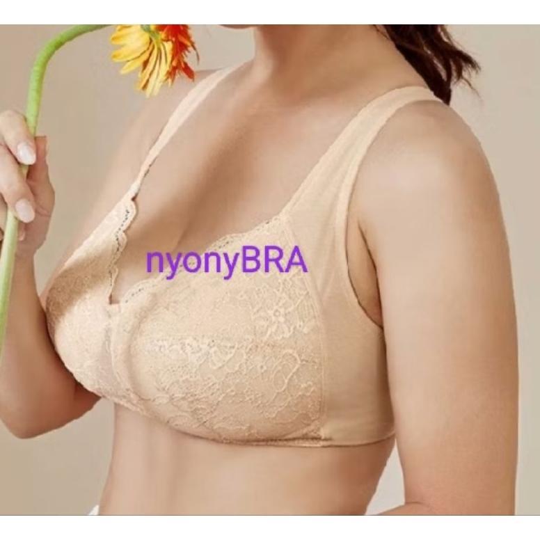 Sorella bra tanpa kawat Tencel cup jumbo C,36,38,40, N11-29863